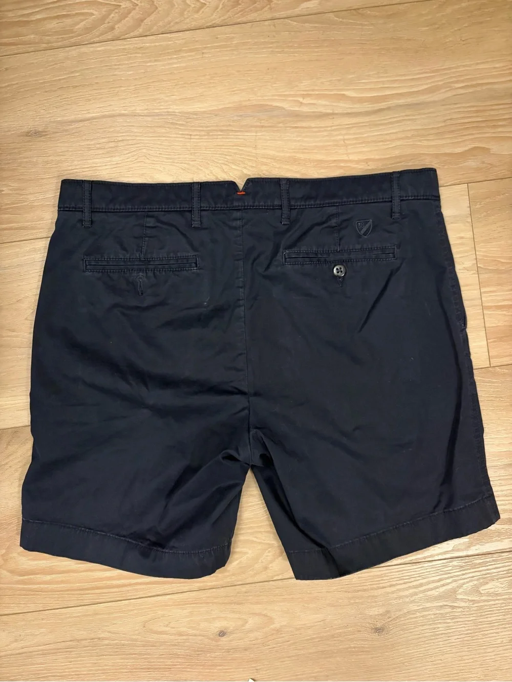 Daniel Cremieux Navy Flat-Front Men's Shorts